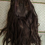 Wig synthetic, like new, brown