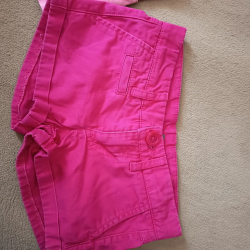 Lapin House and Benetton shorts size 5, like new, pink set of 2