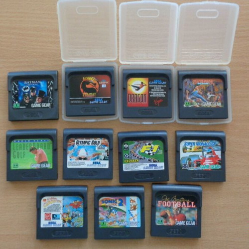 Sega Game Gear games collection