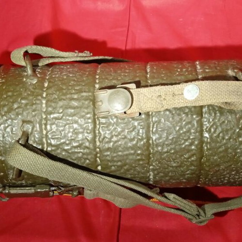 German gas mask and filter case used