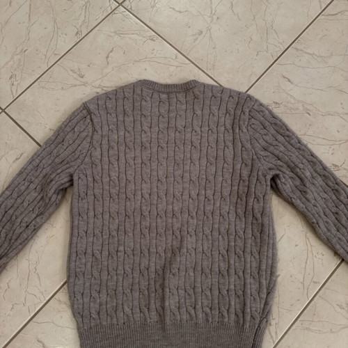Polo Ralph Lauren Cable Knit Shirt gray like new, size S-M