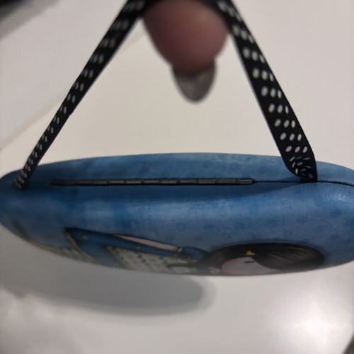 Glasses case like new, blue