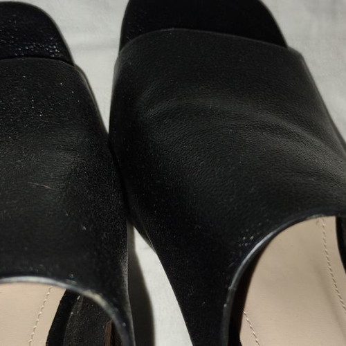 Migato mules used, size 40, black with square heel