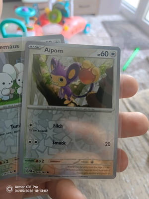 Pokemon Aipom (PAR 145) Holo like new