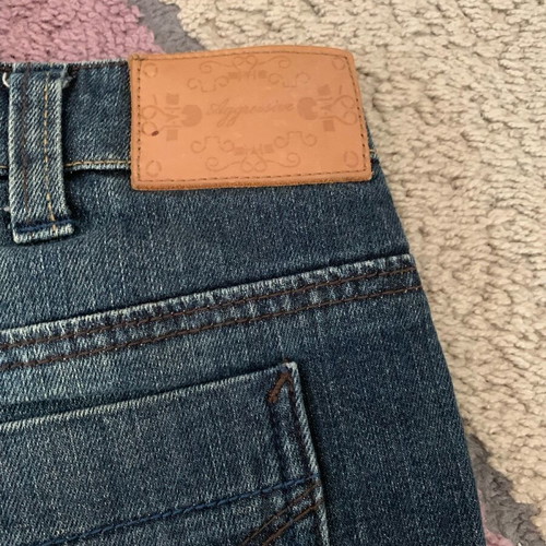Jean with suspenders Aggressive like new, blue, size M