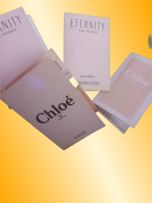Chloé & Calvin Klein perfume tester set new, 4 samples