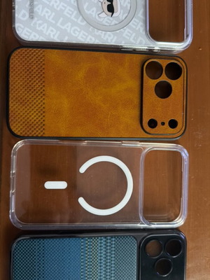 Various cases for iPhone 17 Pro Max like new, pack