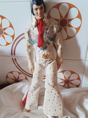 Elvis Presley doll used