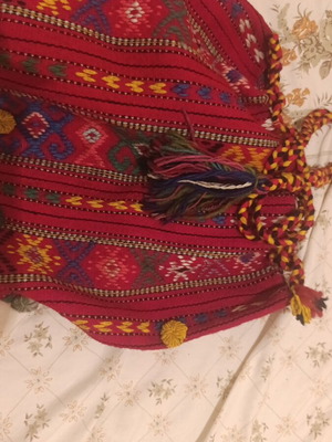Vintage παραδοσιακό υφαντό ταγάρι Κρήτης σαν καινούργιο, μαλλί