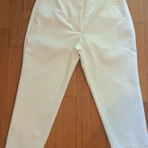 M&S Collection white fabric pants size 44 new