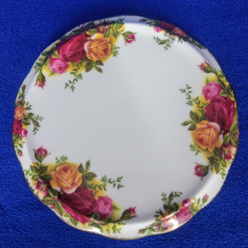 Royal Albert Old Country Roses bone china teapot base like new