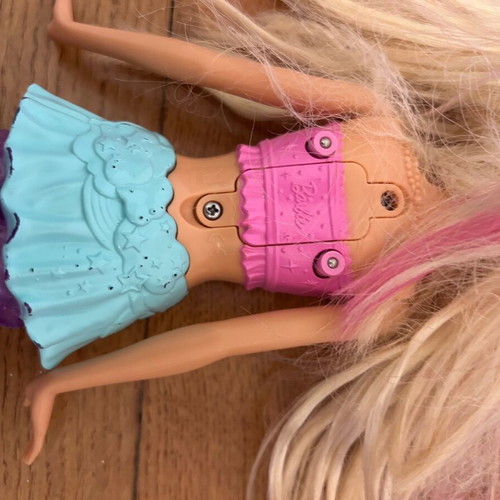 Barbie mermaid used with blinking lights