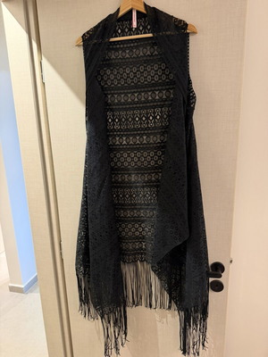 Kimono Pink Woman like new, black