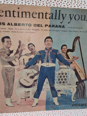 Luis Alberto Del Parana y su Trio Los Paraguayos Sentimentally Yours vinyl record used, Latin