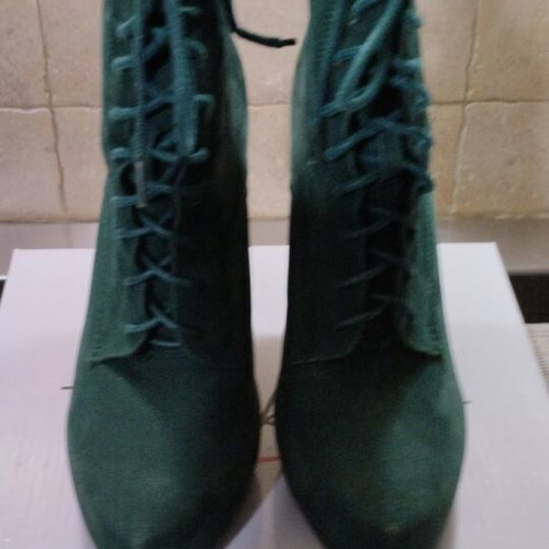 Tsoukalas Shoes ankle boots dark green like new