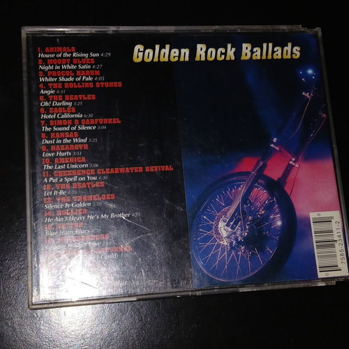 Golden Rock Ballads CD used, rock