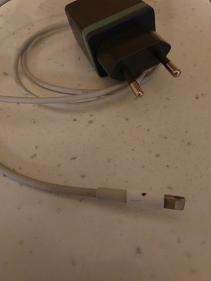 iPhone charger used