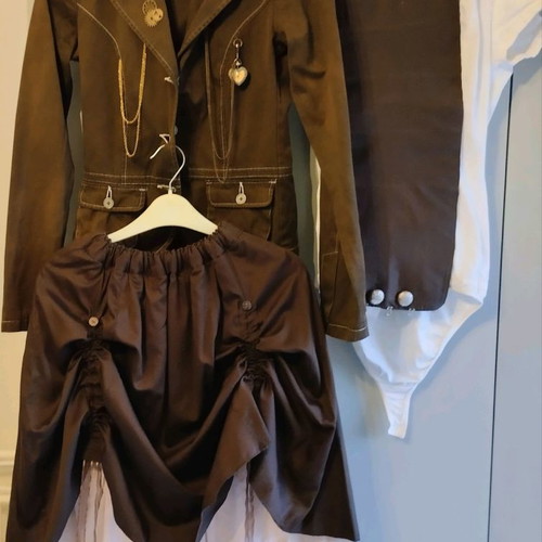 Steampunk carnival costume handmade used, size small - medium