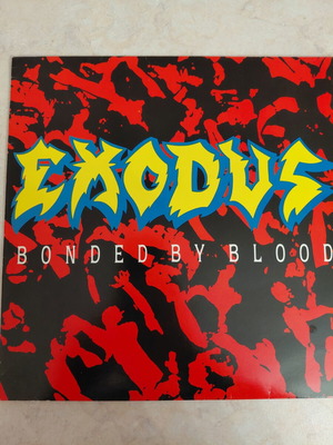 Exodus Bonded By Blood vinyl near mint, European edition