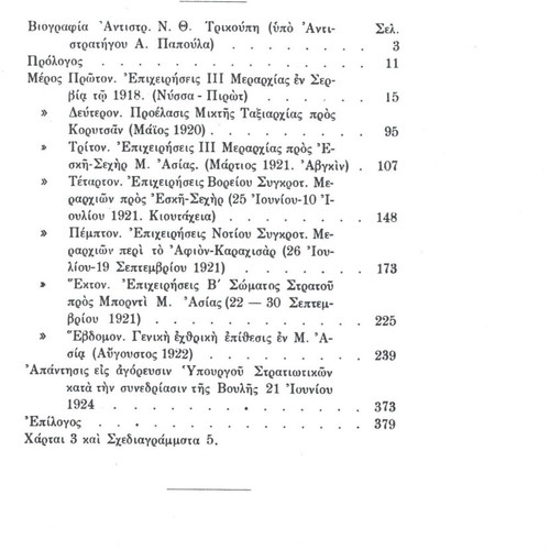 Nikolaou Trikoupi Administration of Large Units in War 1918-1922 like new