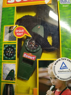 Compass whistle toy