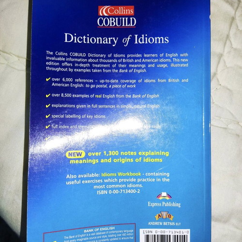 Collins Dictionary of Idioms like new