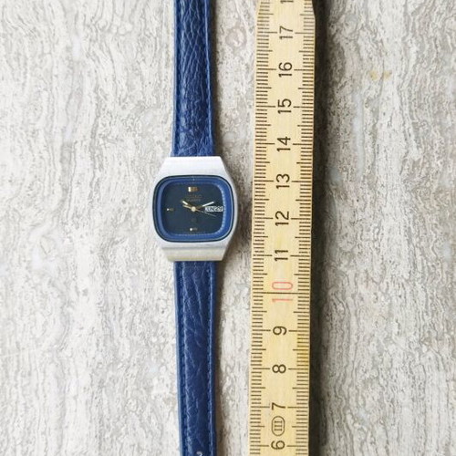 Seiko Quartz 3423-0060 women's watch new, blue leather strap