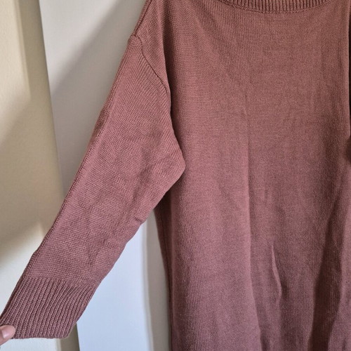 Long knitted Shein curve dress new, pink, size XXL