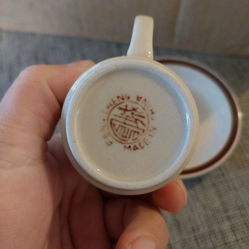 Vintage coffee cups with saucers set of 12, new