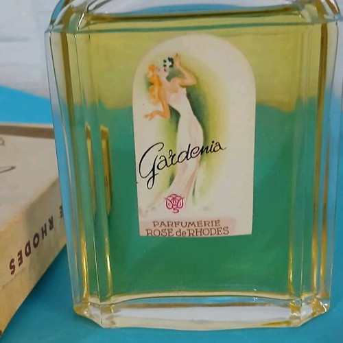 Gardenia Rose de Rhodes perfume normal type like new, Greek made