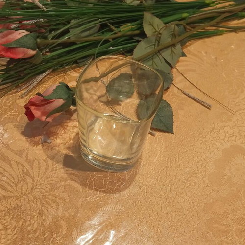 Crystal bottle and 6 crystal glasses like new