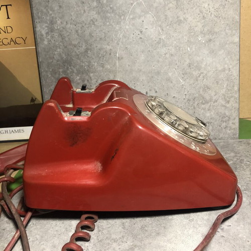 British General Post Office 706 CB GPO red vintage telephone