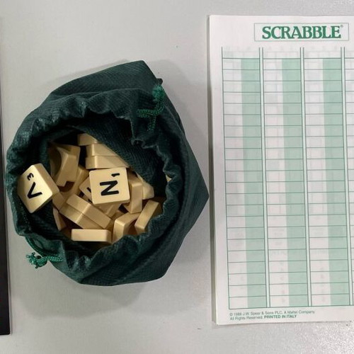Scrabble vintage board game Greek edition like new by Spear's Games