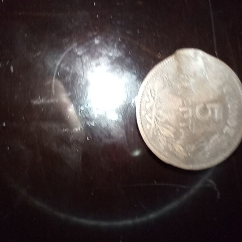 5 Lepta 1878 used, moderate condition