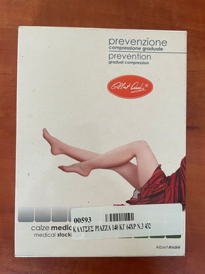 Laboratori Piazza Knee-High Graduated Compression Socks 140 Den New