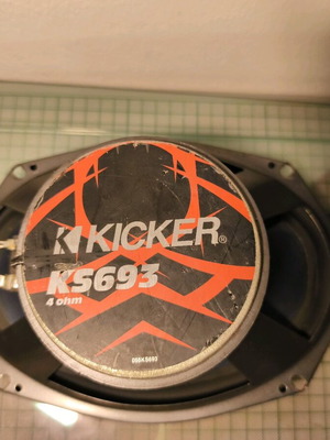 Ηχεία αυτοκινήτου Kicker KS693 σαν καινούργια, 3 δρόμων 6x9 ίντσες