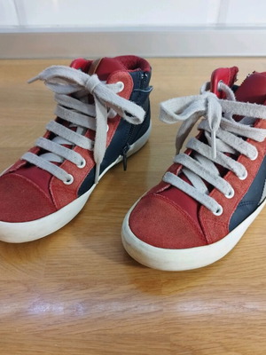 Geox boots No30 like new, blue-red