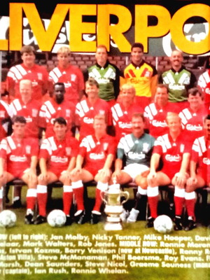 Συλλεκτική Σπάνια διπλή γιγαντοαφίσα Liverpool & Aston Villa 1992-93 καινούργια