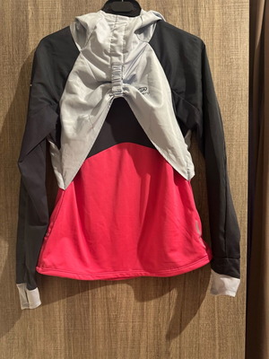 Kalenji women's running blouse S like new, gray and pink
