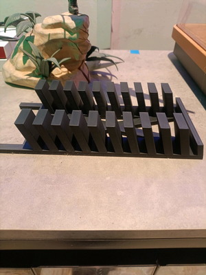 Vinyl stand 10 positions like new, 3d printed