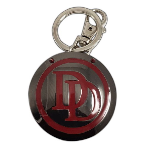 Semic Marvel Daredevil Logo Metal Keychain new, 5 cm