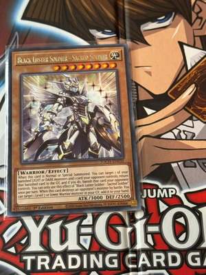 Black Luster Soldier - Sacred Soldier συλλεκτική κάρτα Yu-Gi-Oh! σαν καινούργια