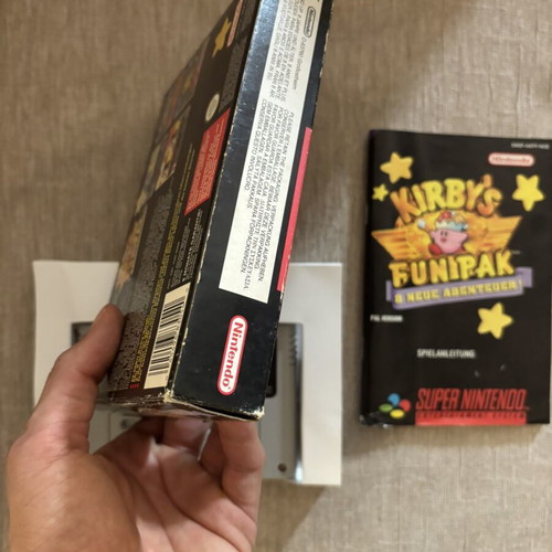 Kirby's Fun Pak 8 Games Super Nintendo SNES PAL complete