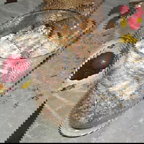 Βάζο με κοχυλάκια και αληθινά κοχύλια σε άριστη κατάσταση