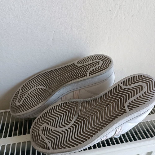 Adidas white athletic shoes size 38 like new