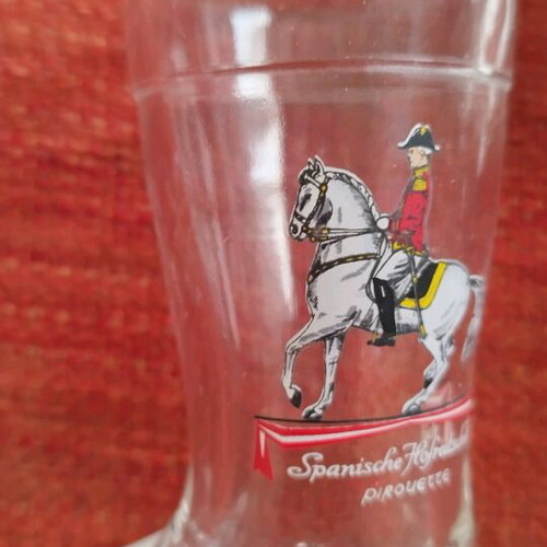 Set of 6 boot-shaped shot glasses Spanish Riding School like new