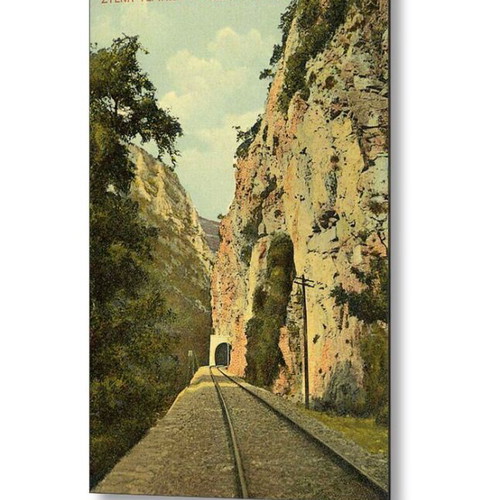Thessalia poster old railway line Tempi Gorge new