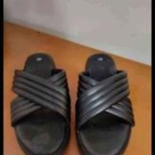 Flatform black sandals new, size 38