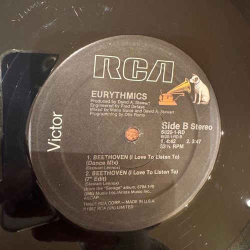 Eurythmics I Need A Man 12" Maxi Single used, Pop
