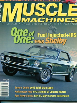 Vintage American Muscle Machines magazine September 2006 like new